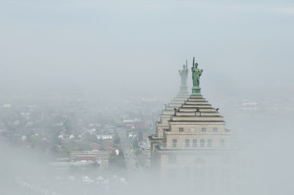 Foggy Statue of Liberty - Swift Visuals